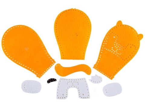 Kreatywny Zestaw Wyszywanka, Maskotka, Pluszak Do Szycia Zwierzęta Leśne LISEK