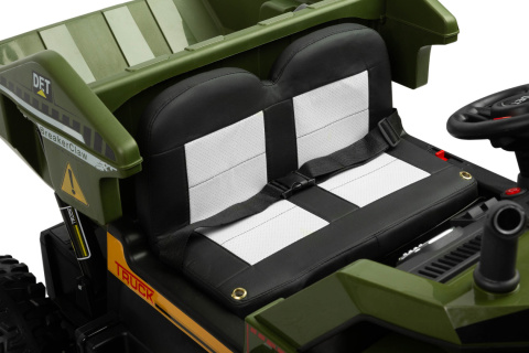 Tank GREEN Toyz pojazd na akumulator wywrotka