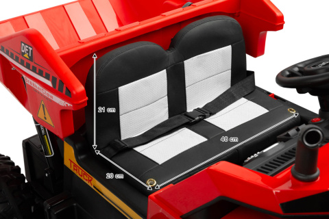 Tank GREEN Toyz pojazd na akumulator wywrotka