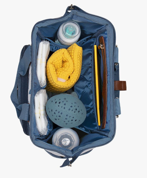 ASTRID Skiddou 2w1 torba do wózka plecak dla mamy i taty - Denim