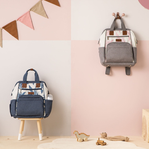 ASTRID Skiddou 2w1 torba do wózka plecak dla mamy i taty - Denim