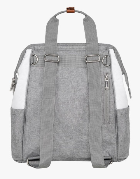 ASTRID Skiddou 2w1 torba do wózka plecak dla mamy i taty - Yellow Grey