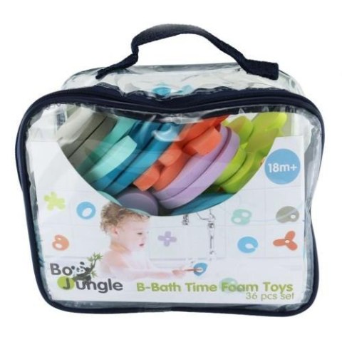 B-Piankowe figurki kształty do kąpieli zestaw 36sz