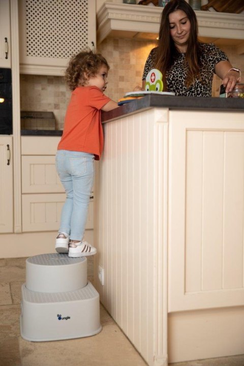 B-Podest 2 stopniowy dla dzieci Step up grey