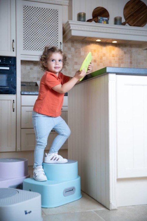 B-Podest 2 stopniowy dla dzieci Step up grey