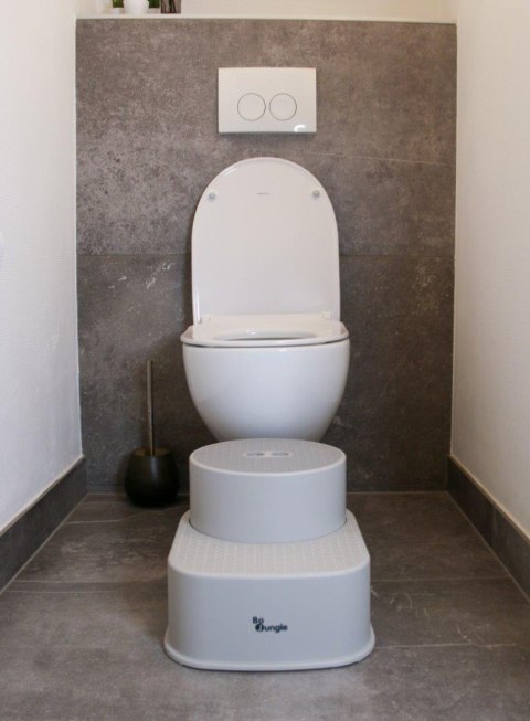 B-Podest 2 stopniowy dla dzieci Step up grey