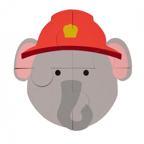 B-Puzzle Animal panda słoń lew 3 szt