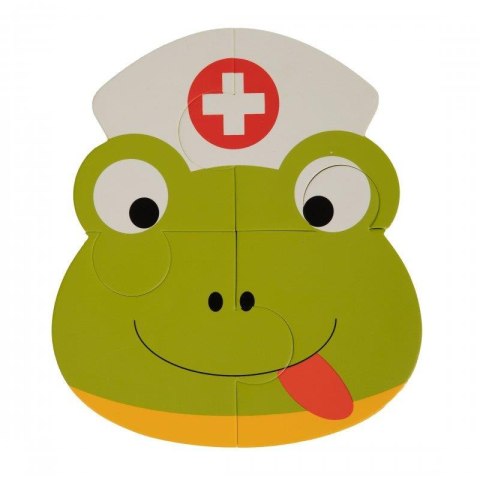 B-Puzzle Animal tygrys hipo żabka 3 szt