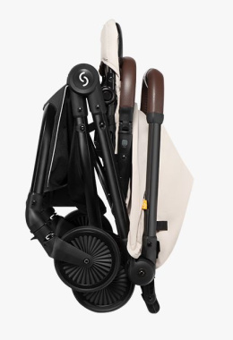 Espoo+ Skiddou lekki wózek spacerowy do 22kg 7,2 kg składany jedną ręką - Vanilla Delight
