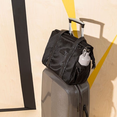 INGER Skiddou torba do wózka dla taty - Onyx Leather