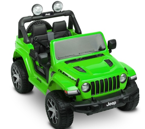 Jeep Rubicon Toyz akumulatorowiec pojazd na akumulator - Green