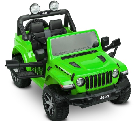Jeep Rubicon Toyz akumulatorowiec pojazd na akumulator - Green