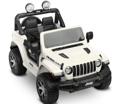Jeep Rubicon Toyz akumulatorowiec pojazd na akumulator - White