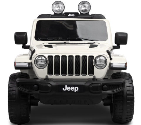Jeep Rubicon Toyz akumulatorowiec pojazd na akumulator - White