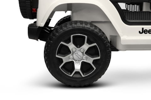Jeep Rubicon Toyz akumulatorowiec pojazd na akumulator - White