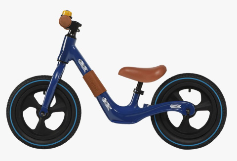 POUL Skiddou lekki rowerek biegowy 3 lata+ koła pompowane, magnezowa rama - Denim