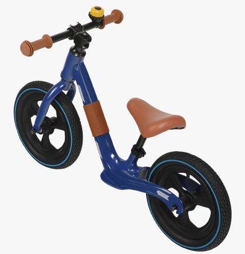 POUL Skiddou lekki rowerek biegowy 3 lata+ koła pompowane, magnezowa rama - Denim