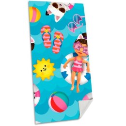 Ręcznik plażowy Koci Domek Gabi 70x140cm bawełna Gabby's Dollhouse GD00003 Kids Euroswan