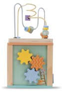 Zabawka drewniana kostka edukacyjna sorter montessori - zestaw 8 elementów 30 cm