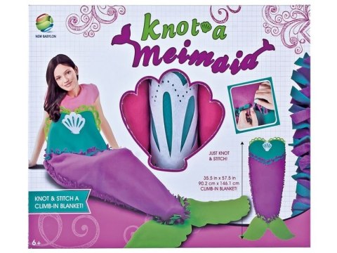 Zestaw Kreatywny, Wyszywanka, Pluszowy KOCYK, ŚPIWÓR Do Szycia DIY SYRENKA