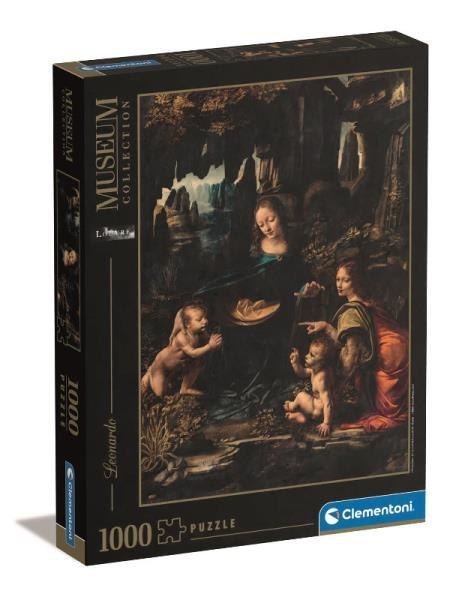 Clementoni Puzzle 1000el Muzeum Louvre Leonardo da Vinci Dziewica ze skały 39767 p6