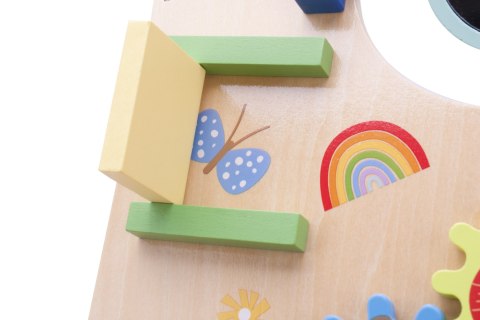 Pchacz jeździk dla dziecka drewniany chodzik interaktywny GIGANT XXL 55 cm