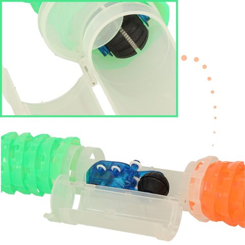 Tor wyścigowy samochodowy elastyczny rurkowy USB LED 210 elementów