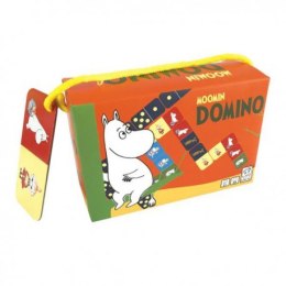 Domino dla dzieci, gra logiczna, kuferek, muminki BARBO TOYS