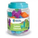 Figurki do nauki liter i poznawania kolorów, lamy, LEARNING RESOURCES