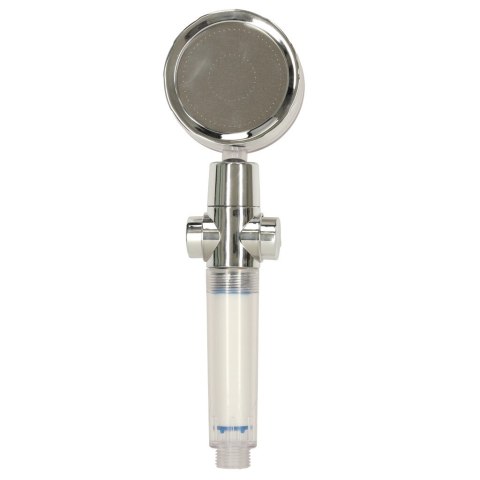 Słuchawka prysznicowa z turbiną filtrem wentylatorem wysokociśnieniowa oszczędna złota