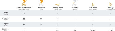 ESPIRO Wózek dziecięcy FUEL 04 stylish khaki