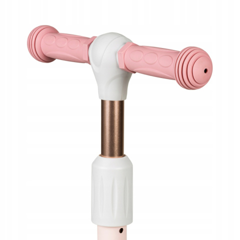 TIMMY Lionelo balansowa hulajnoga trójkołowa koła LED - Pink Rose