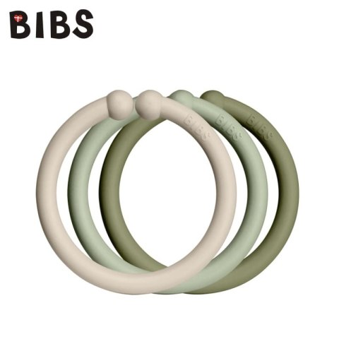 BIBS LOOPS 12-PACK - VANILLA & SAGE & OLIVE