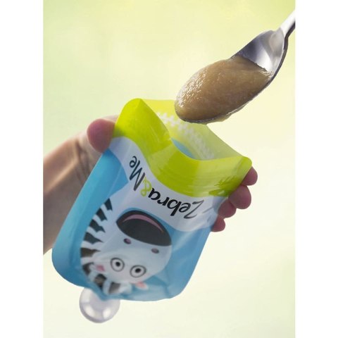 Zebra & Me saszetki tubki do karmienia wielorazowe 2 szt DIVER