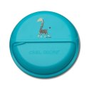 Carl Oscar Small SnackDISC™ 5 komorowy obrotowy pojemnik na przekąski Turquoise - Giraffe