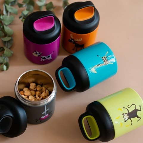 Carl Oscar TEMP Lunch Jar - Termos ze szlachetnej stali nierdzewnej 0.3 L Lime - Monkey