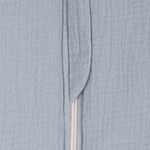 Hi Little One śpiworek dwustronny z nogawkami TOG 1,5 BIO muślin SLIM BAG BABY BLUE/JEANS roz S