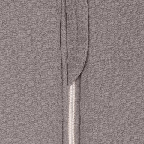 Hi Little One śpiworek dwustronny z nogawkami TOG 1,5 BIO muślin SLIM BAG GREY/MINT roz S