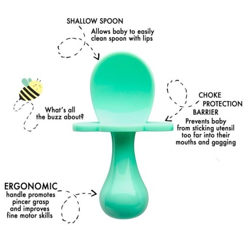 Grabease pierwsze sztućce ergonomiczne Mint