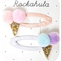 Rockahula Kids spinki do włosów dla dziewczynki 2 szt. Ice Cream