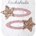 Rockahula Kids - 2 spinki do włosów Starlight Pink