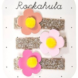 Rockahula Kids spinki do włosów dla dziewczynki 3 szt. Hippy Shake Flower