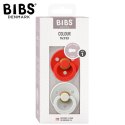 BIBS COLOUR 2-PACK CANDY APPLE & HAZE S Smoczek Uspokajający kauczuk Hevea