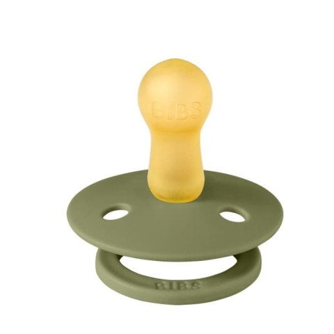 BIBS COLOUR 2-PACK HONEY BEE & OLIVE M Smoczek Uspokajający kauczuk Hevea