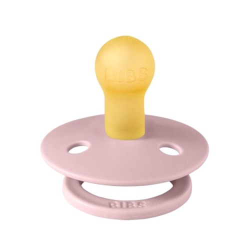 BIBS COLOUR 2-PACK PINK PLUM & ELDERBERRY S Smoczek Uspokajający kauczuk Hevea