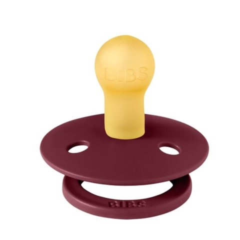 BIBS COLOUR 2-PACK PINK PLUM & ELDERBERRY S Smoczek Uspokajający kauczuk Hevea