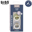 BIBS COLOUR 2-PACK SAGE NIGHT & CLOUD NIGHT L Smoczek Uspokajający kauczuk Hevea