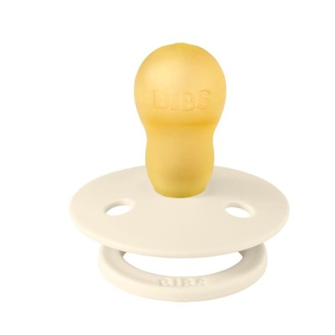 BIBS COLOUR IVORY L Smoczek Uspokajający kauczuk Hevea