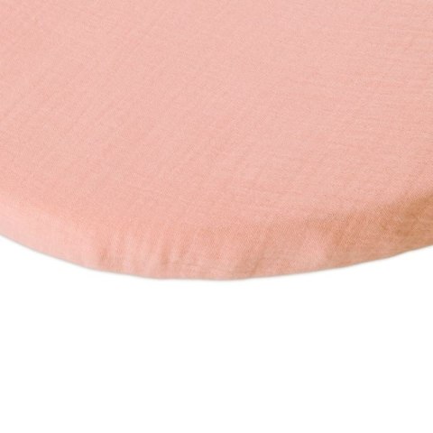 Hi Little One prześcieradło do wózka gondoli kołyski BIO bawełna Soft Rose