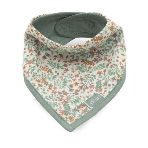 Jollein 2 śliniaki apaszki bandany Kwiatuszki BLOOM